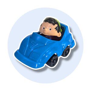 Details: • Bobby Generic pretending to drive a race car. • Hard plastic action f